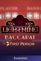 First Person Lightning Baccarat