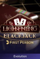 First Person Lightning Blackjack